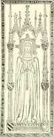 An illustration from The ancient sepulchral effigies and monumental and memorial sculpture of Devon (1877)