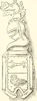 An illustration from The ancient sepulchral effigies and monumental and memorial sculpture of Devon (1877)