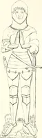 An illustration from The ancient sepulchral effigies and monumental and memorial sculpture of Devon (1877)