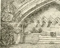 An illustration from The ancient sepulchral effigies and monumental and memorial sculpture of Devon (1877)
