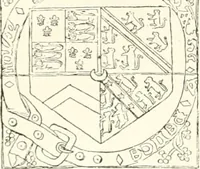 An illustration from The ancient sepulchral effigies and monumental and memorial sculpture of Devon (1877)