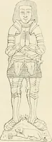 An illustration from The ancient sepulchral effigies and monumental and memorial sculpture of Devon (1877)