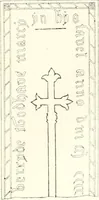 An illustration from The ancient sepulchral effigies and monumental and memorial sculpture of Devon (1877)