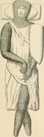 An illustration from The ancient sepulchral effigies and monumental and memorial sculpture of Devon (1877)