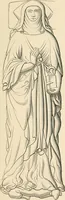 An illustration from The ancient sepulchral effigies and monumental and memorial sculpture of Devon (1877)