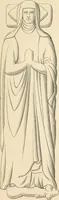 An illustration from The ancient sepulchral effigies and monumental and memorial sculpture of Devon (1877)
