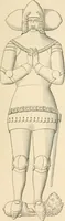 An illustration from The ancient sepulchral effigies and monumental and memorial sculpture of Devon (1877)