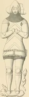 An illustration from The ancient sepulchral effigies and monumental and memorial sculpture of Devon (1877)