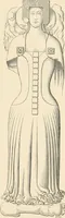 An illustration from The ancient sepulchral effigies and monumental and memorial sculpture of Devon (1877)