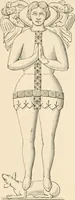 An illustration from The ancient sepulchral effigies and monumental and memorial sculpture of Devon (1877)