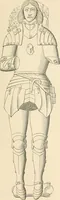 An illustration from The ancient sepulchral effigies and monumental and memorial sculpture of Devon (1877)