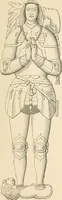 An illustration from The ancient sepulchral effigies and monumental and memorial sculpture of Devon (1877)