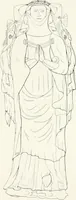 Picture 183 of 302 from The ancient sepulchral effigies and monumental and memorial sculpture of Devon (1877), leaf 474