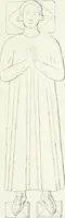 An illustration from The ancient sepulchral effigies and monumental and memorial sculpture of Devon (1877)