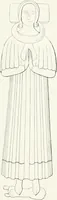 An illustration from The ancient sepulchral effigies and monumental and memorial sculpture of Devon (1877)