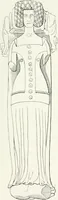 An illustration from The ancient sepulchral effigies and monumental and memorial sculpture of Devon (1877)