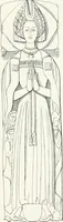 An illustration from The ancient sepulchral effigies and monumental and memorial sculpture of Devon (1877)