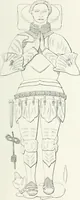 An illustration from The ancient sepulchral effigies and monumental and memorial sculpture of Devon (1877)