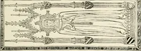 An illustration from The ancient sepulchral effigies and monumental and memorial sculpture of Devon (1877)
