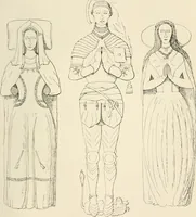 An illustration from The ancient sepulchral effigies and monumental and memorial sculpture of Devon (1877)