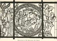 An illustration from Ancient stained and painted glass (1913)