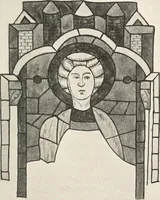 An illustration from Ancient stained and painted glass (1913)