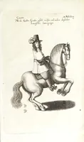 Picture 11 of 15 from Ander Haupt-Theil des vollkommenen ergäntzten Pferd-Schatzes : dessen I. Inhalt auf den Reuter und desselben Bezeigungen zielend, als die nothwendige Theoria in dess Reuters Unterweisungsart ... : wie der 2. Inhalt auf das Pferd und desselben Bezeigungen in aller Abrichtung gerichtet (1664), leaf 225