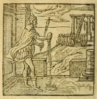 An illustration from Andreae Alciati V.C. Emblemata cvm Clavdii Minois I.C. commentariis ad postremam auctoris editionem auctis & recognitis (1608)