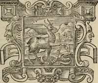 An illustration from Andreae Alciati Emblemata cum commentariis Claudii Minois I.C. Francisci Sanctii Brocensis, & notis Laurentij Pignorij Patavini : nouissima hac editione in continuam vnius commentarij seriem congestis, in certas quasdam quasi classes dispositis, & plusquam dimidia parte auctis (1661)