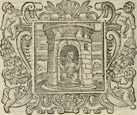 An illustration from Andreae Alciati Emblemata cum commentariis Claudii Minois I.C. Francisci Sanctii Brocensis, & notis Laurentij Pignorij Patavini : nouissima hac editione in continuam vnius commentarij seriem congestis, in certas quasdam quasi classes dispositis, & plusquam dimidia parte auctis (1661)