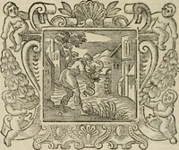 An illustration from Andreae Alciati Emblemata cum commentariis Claudii Minois I.C. Francisci Sanctii Brocensis, & notis Laurentij Pignorij Patavini : nouissima hac editione in continuam vnius commentarij seriem congestis, in certas quasdam quasi classes dispositis, & plusquam dimidia parte auctis (1661)