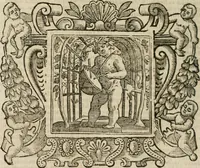 An illustration from Andreae Alciati Emblemata cum commentariis Claudii Minois I.C. Francisci Sanctii Brocensis, & notis Laurentij Pignorij Patavini : nouissima hac editione in continuam vnius commentarij seriem congestis, in certas quasdam quasi classes dispositis, & plusquam dimidia parte auctis (1661)