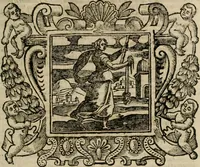 An illustration from Andreae Alciati Emblemata cum commentariis Claudii Minois I.C. Francisci Sanctii Brocensis, & notis Laurentij Pignorij Patavini : nouissima hac editione in continuam vnius commentarij seriem congestis, in certas quasdam quasi classes dispositis, & plusquam dimidia parte auctis (1661)