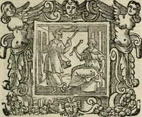 An illustration from Andreae Alciati Emblemata cum commentariis Claudii Minois I.C. Francisci Sanctii Brocensis, & notis Laurentij Pignorij Patavini : nouissima hac editione in continuam vnius commentarij seriem congestis, in certas quasdam quasi classes dispositis, & plusquam dimidia parte auctis (1661)
