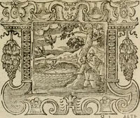 An illustration from Andreae Alciati Emblemata cum commentariis Claudii Minois I.C. Francisci Sanctii Brocensis, & notis Laurentij Pignorij Patavini : nouissima hac editione in continuam vnius commentarij seriem congestis, in certas quasdam quasi classes dispositis, & plusquam dimidia parte auctis (1661)