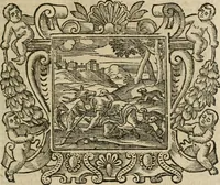 An illustration from Andreae Alciati Emblemata cum commentariis Claudii Minois I.C. Francisci Sanctii Brocensis, & notis Laurentij Pignorij Patavini : nouissima hac editione in continuam vnius commentarij seriem congestis, in certas quasdam quasi classes dispositis, & plusquam dimidia parte auctis (1661)
