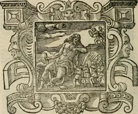 An illustration from Andreae Alciati Emblemata cum commentariis Claudii Minois I.C. Francisci Sanctii Brocensis, & notis Laurentij Pignorij Patavini : nouissima hac editione in continuam vnius commentarij seriem congestis, in certas quasdam quasi classes dispositis, & plusquam dimidia parte auctis (1661)