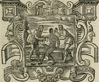 An illustration from Andreae Alciati Emblemata cum commentariis Claudii Minois I.C. Francisci Sanctii Brocensis, & notis Laurentij Pignorij Patavini : nouissima hac editione in continuam vnius commentarij seriem congestis, in certas quasdam quasi classes dispositis, & plusquam dimidia parte auctis (1661)