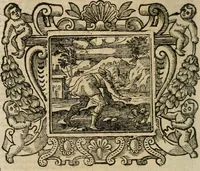 An illustration from Andreae Alciati Emblemata cum commentariis Claudii Minois I.C. Francisci Sanctii Brocensis, & notis Laurentij Pignorij Patavini : nouissima hac editione in continuam vnius commentarij seriem congestis, in certas quasdam quasi classes dispositis, & plusquam dimidia parte auctis (1661)