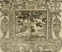 An illustration from Andreae Alciati Emblemata cum commentariis Claudii Minois I.C. Francisci Sanctii Brocensis, & notis Laurentij Pignorij Patavini : nouissima hac editione in continuam vnius commentarij seriem congestis, in certas quasdam quasi classes dispositis, & plusquam dimidia parte auctis (1661)