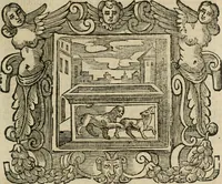 An illustration from Andreae Alciati Emblemata cum commentariis Claudii Minois I.C. Francisci Sanctii Brocensis, & notis Laurentij Pignorij Patavini : nouissima hac editione in continuam vnius commentarij seriem congestis, in certas quasdam quasi classes dispositis, & plusquam dimidia parte auctis (1661)