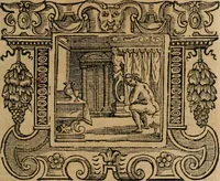 An illustration from Andreae Alciati Emblemata cum commentariis Claudii Minois I.C. Francisci Sanctii Brocensis, & notis Laurentij Pignorij Patavini : nouissima hac editione in continuam vnius commentarij seriem congestis, in certas quasdam quasi classes dispositis, & plusquam dimidia parte auctis (1661)