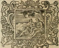 An illustration from Andreae Alciati Emblemata cum commentariis Claudii Minois I.C. Francisci Sanctii Brocensis, & notis Laurentij Pignorij Patavini : nouissima hac editione in continuam vnius commentarij seriem congestis, in certas quasdam quasi classes dispositis, & plusquam dimidia parte auctis (1661)