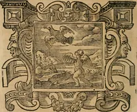 An illustration from Andreae Alciati Emblemata cum commentariis Claudii Minois I.C. Francisci Sanctii Brocensis, & notis Laurentij Pignorij Patavini : nouissima hac editione in continuam vnius commentarij seriem congestis, in certas quasdam quasi classes dispositis, & plusquam dimidia parte auctis (1661)