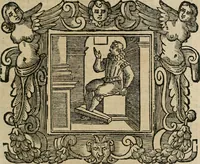 An illustration from Andreae Alciati Emblemata cum commentariis Claudii Minois I.C. Francisci Sanctii Brocensis, & notis Laurentij Pignorij Patavini : nouissima hac editione in continuam vnius commentarij seriem congestis, in certas quasdam quasi classes dispositis, & plusquam dimidia parte auctis (1661)