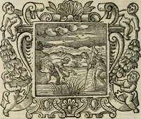 An illustration from Andreae Alciati Emblemata cum commentariis Claudii Minois I.C. Francisci Sanctii Brocensis, & notis Laurentij Pignorij Patavini : nouissima hac editione in continuam vnius commentarij seriem congestis, in certas quasdam quasi classes dispositis, & plusquam dimidia parte auctis (1661)