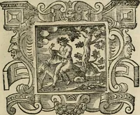 An illustration from Andreae Alciati Emblemata cum commentariis Claudii Minois I.C. Francisci Sanctii Brocensis, & notis Laurentij Pignorij Patavini : nouissima hac editione in continuam vnius commentarij seriem congestis, in certas quasdam quasi classes dispositis, & plusquam dimidia parte auctis (1661)