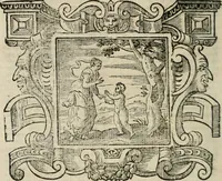 An illustration from Andreae Alciati Emblemata cum commentariis Claudii Minois I.C. Francisci Sanctii Brocensis, & notis Laurentij Pignorij Patavini : nouissima hac editione in continuam vnius commentarij seriem congestis, in certas quasdam quasi classes dispositis, & plusquam dimidia parte auctis (1661)