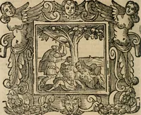 An illustration from Andreae Alciati Emblemata cum commentariis Claudii Minois I.C. Francisci Sanctii Brocensis, & notis Laurentij Pignorij Patavini : nouissima hac editione in continuam vnius commentarij seriem congestis, in certas quasdam quasi classes dispositis, & plusquam dimidia parte auctis (1661)