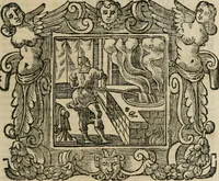 An illustration from Andreae Alciati Emblemata cum commentariis Claudii Minois I.C. Francisci Sanctii Brocensis, & notis Laurentij Pignorij Patavini : nouissima hac editione in continuam vnius commentarij seriem congestis, in certas quasdam quasi classes dispositis, & plusquam dimidia parte auctis (1661)